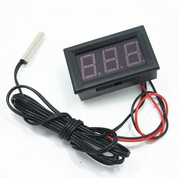 12V Termostat Digital Controler de Temperatura Regulator Termostat Incubatorul NTC Senzor de Metru Caz