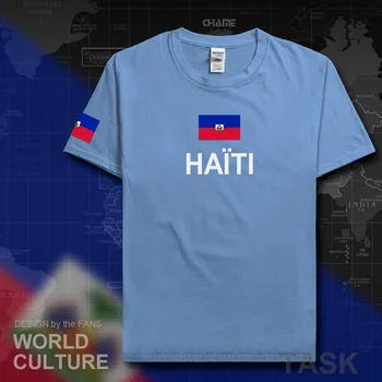 Haiti Haiti tricou om 2017 t-shirt bumbac națiune echipa din bumbac tricou săli de sport îmbrăcăminte fanii de fitness Hayti Ayiti steagul țării