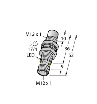 Inductiv Capacitiv Senzor Sonda PN Senzor NI10U-MT12-AN6X-H1141 Comutatorul de Proximitate