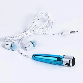 Mic portabile Portable Mini Stereo de 3,5 mm Studio Discurs Microfon Audio Microfon Telefon Mobil Inteligent Accesorii de birou