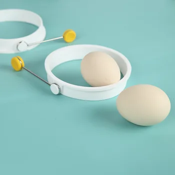 Ou fiert Găti Rotunde Silicon Omletă cu Două urechi Rotunde Omletă Soare Model de Instrument