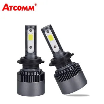 ATcomm LED H11, H8 H9 Masina Lămpi de Ceață LED H1, H3, HB3 HB4 12V 6500K Alb COB 10000Lm 76W Auto 24V Ceata Lumina Super-Luminos
